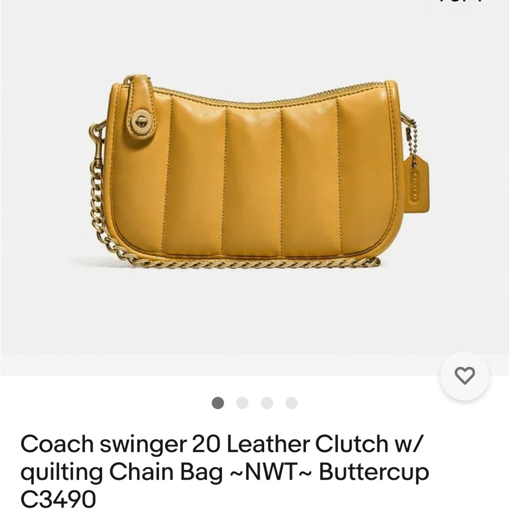 Coach Quilt Swinger 20 Buttercup